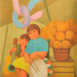 <b>Antonio González Orozco </b> <br>  Globero <br>76x56 cm<br>