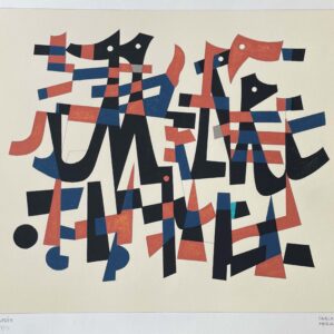 <b>Carlos Mérida après </b> <br>  Sinfonía lírica <br>54x60 cm<br>
