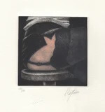 <b>Enrique Cattaneo </b> <br>  Gata rosa 8 <br>20x20 cm<br>