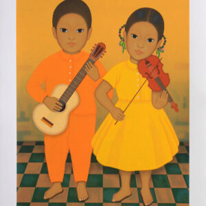 <b>Gustavo Montoya </b> <br>  Músicos <br>69x54 cm<br>
