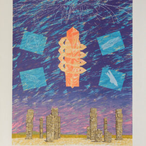 <b>Isaac Kerlow </b> <br>  La gran espiral <br>77x57 cm<br>