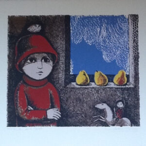 <b>Leticia Tarragó </b> <br>  Frutos de la tarde <br>37.5x43 cm<br>