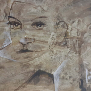 <b>Zacarías Paez </b> <br>  Rostro ocre <br>25x32.5 cm<br>