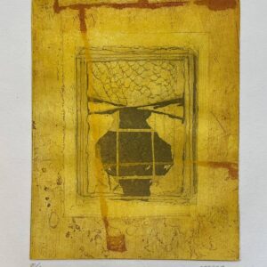 <b>Alfonso Mena </b> <br>  Ventana amarilla <br>35x29 cm<br>