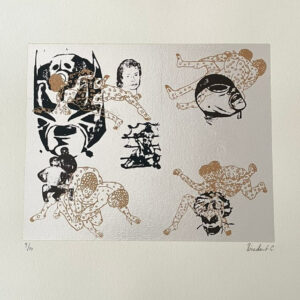 <b>Cristian Pineda </b> <br>  Luchitas <br>34x37.5 cm<br>