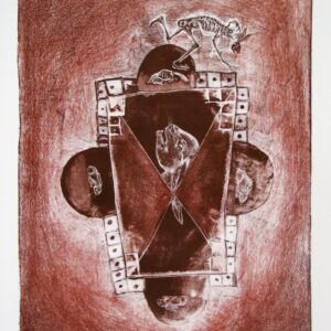 <b>Francisco Toledo </b> <br>  Juego de conejos color <br>80x60 cm<br>