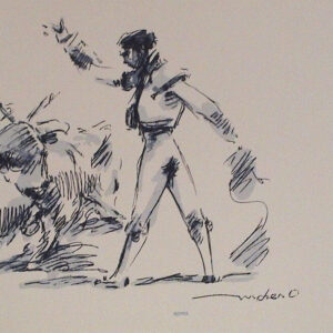 <b>José Moreno </b> <br>  Tauromaquia 3 <br>38x55 cm<br>