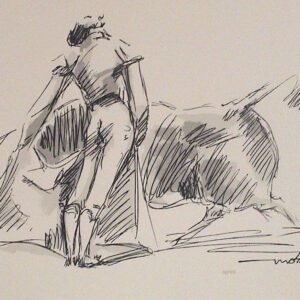 <b>José Moreno </b> <br>  Tauromaquia 4 <br>38x55 cm<br>