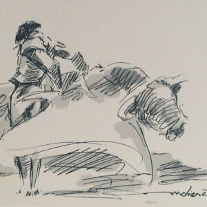 <b>José Moreno </b> <br>  Tauromaquia 5 <br>38x55 cm<br>